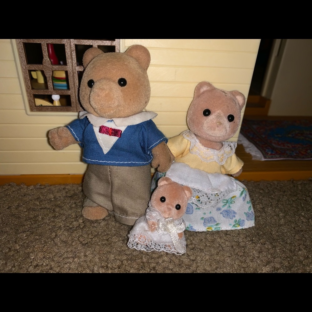 calico critter bear 🐻 family
